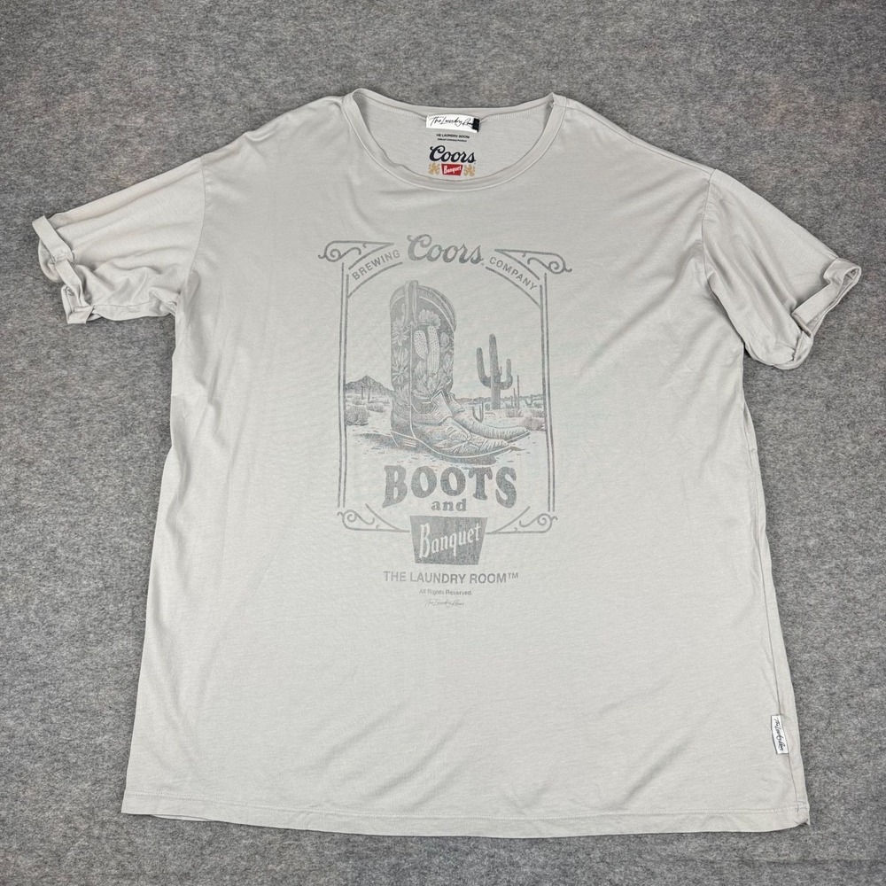 The Laundry Room Coors T-Shirt Tee Boots And Banquet Mens Medium M